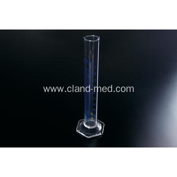 Measuring Cylinder with Glass Hexagonal Base With Spout Graduated